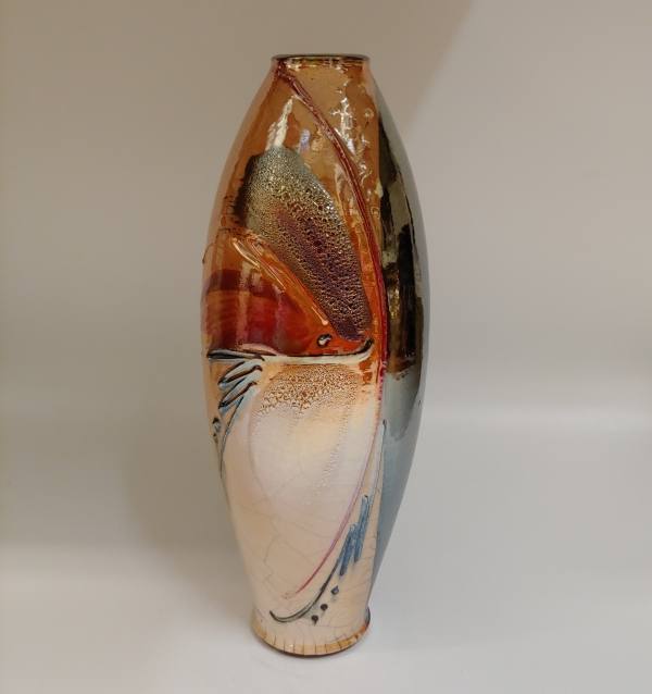 #220714 Raku Glitter Glaze $42 at Hunter Wolff Gallery